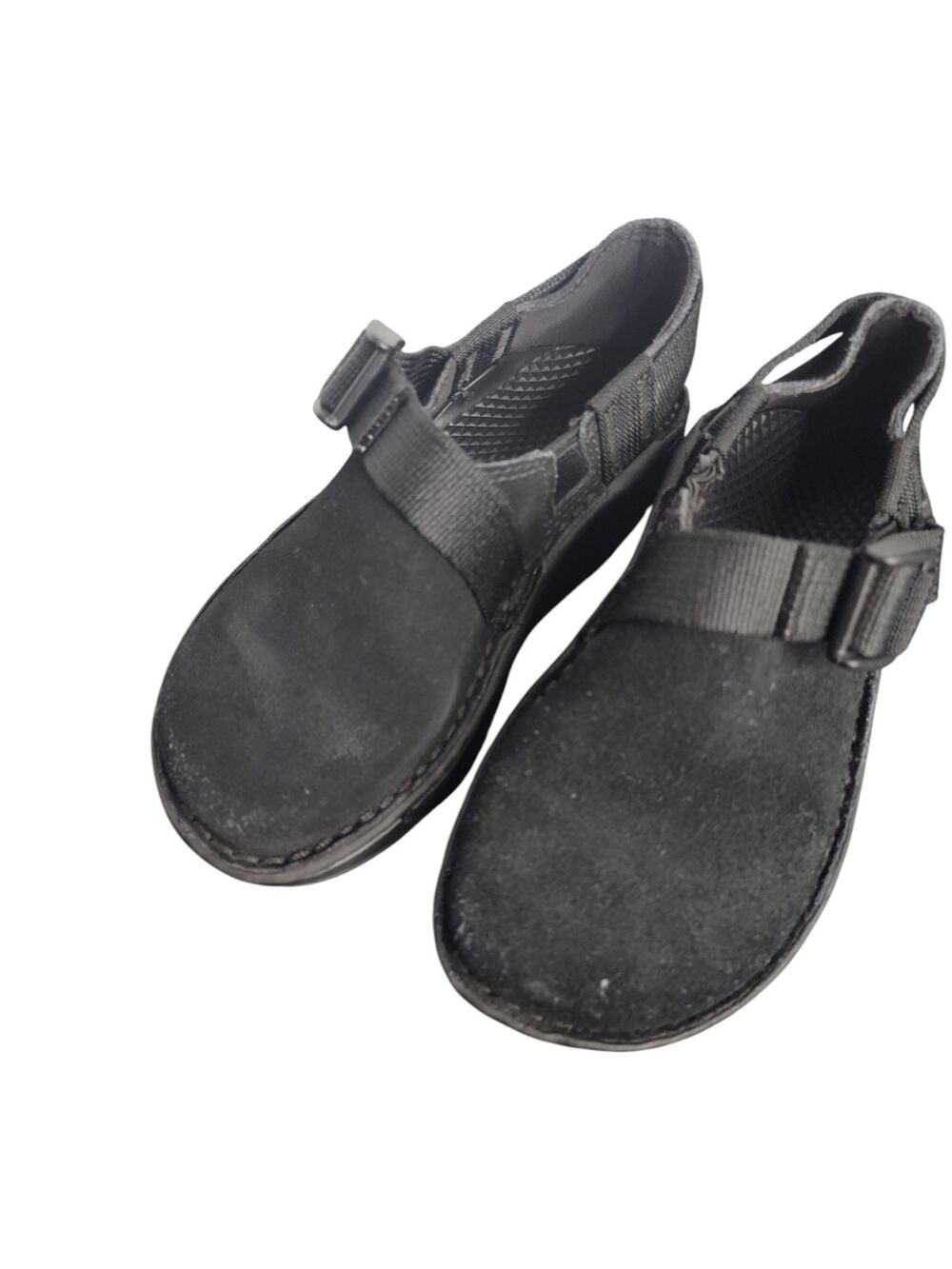 Chaco Kids PedShed EcoTred Closed Toe Black Suede Shoes Kids 13